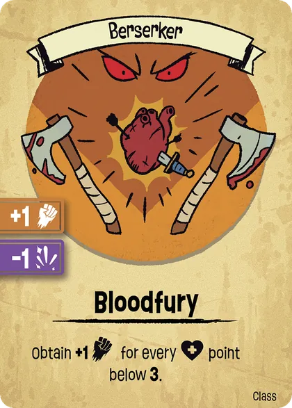 Berserker class card