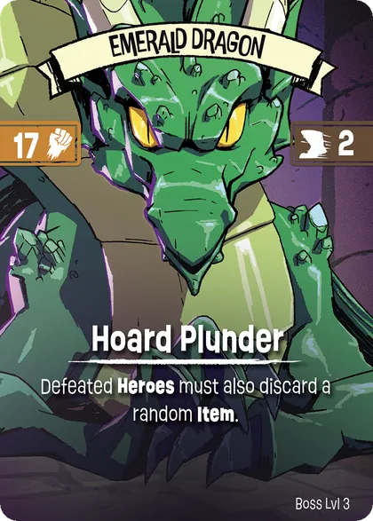 Emerald Dragon boss card