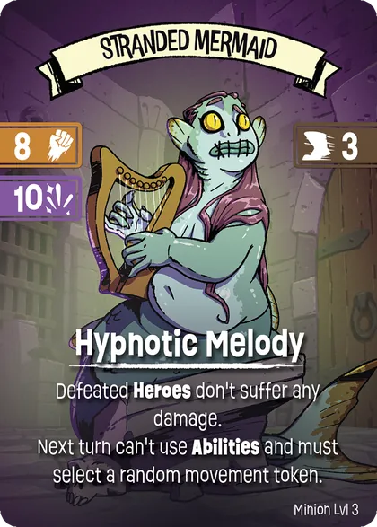 Stranded Mermaid minion card
