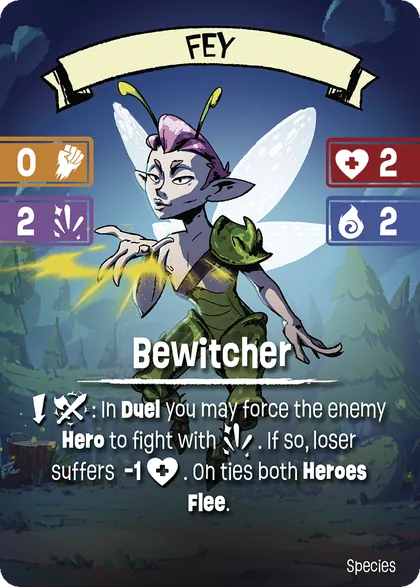 Fey species card