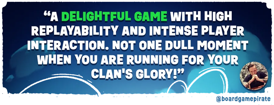 Quote from a board game reviewer