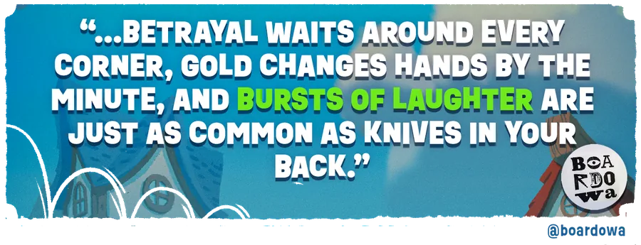 Quote from a board game reviewer